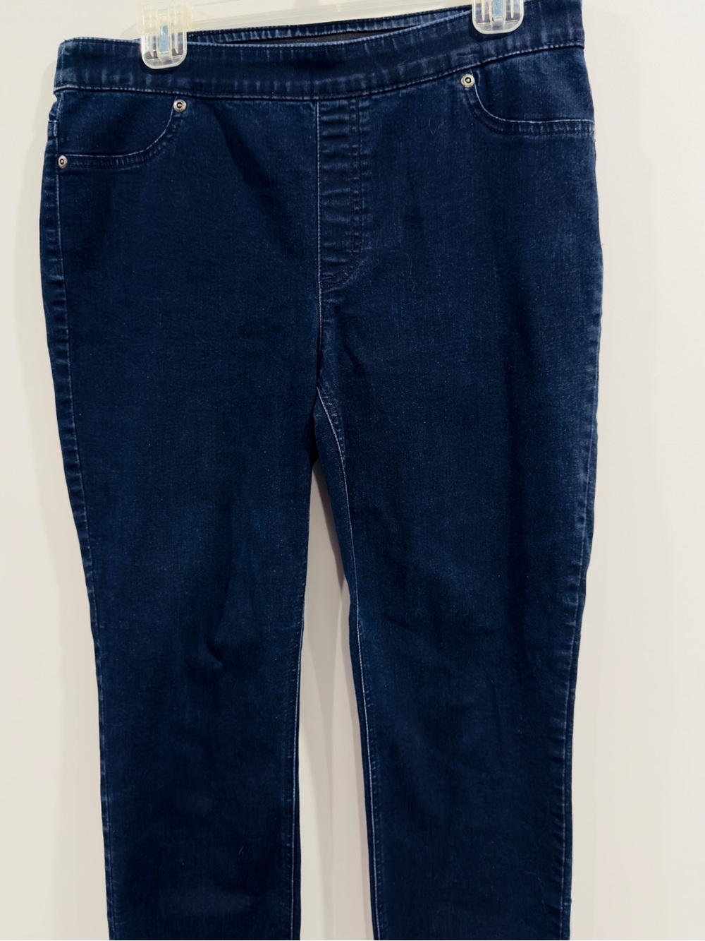 Chico’s Size 1 Dark Wash Stretch Ankle Jeans Skinny Denim